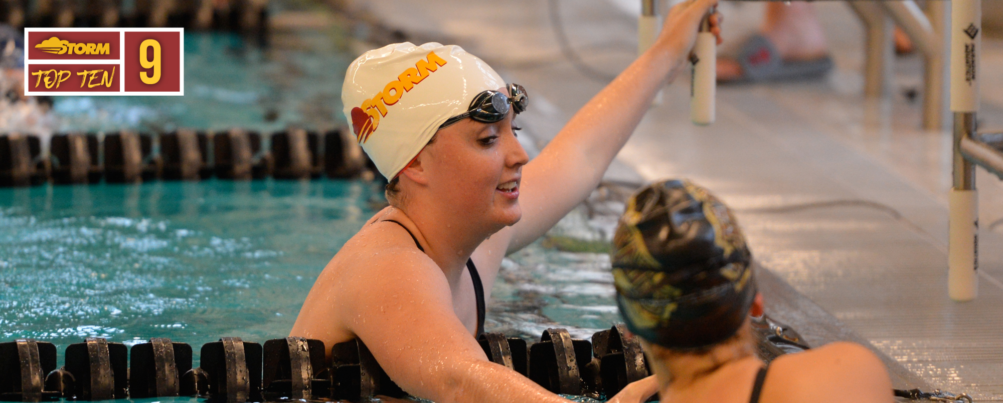 #StormTop10 Moments No. 9: Women’s swimming breaks 12-year old relay record