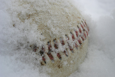 Spring snow delays baseball home-opener
