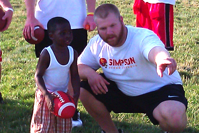 Storm players, coaches give back with free clinic