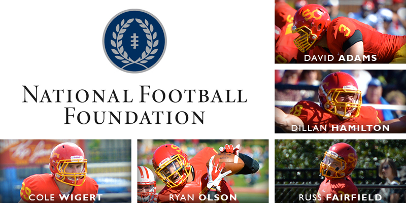 Five football players named to NFF Hampshire Honor Society