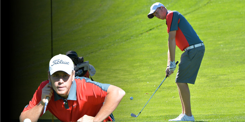 Big final rounds by Hutchins, Lindenman lead men's golf at Cropper Classic