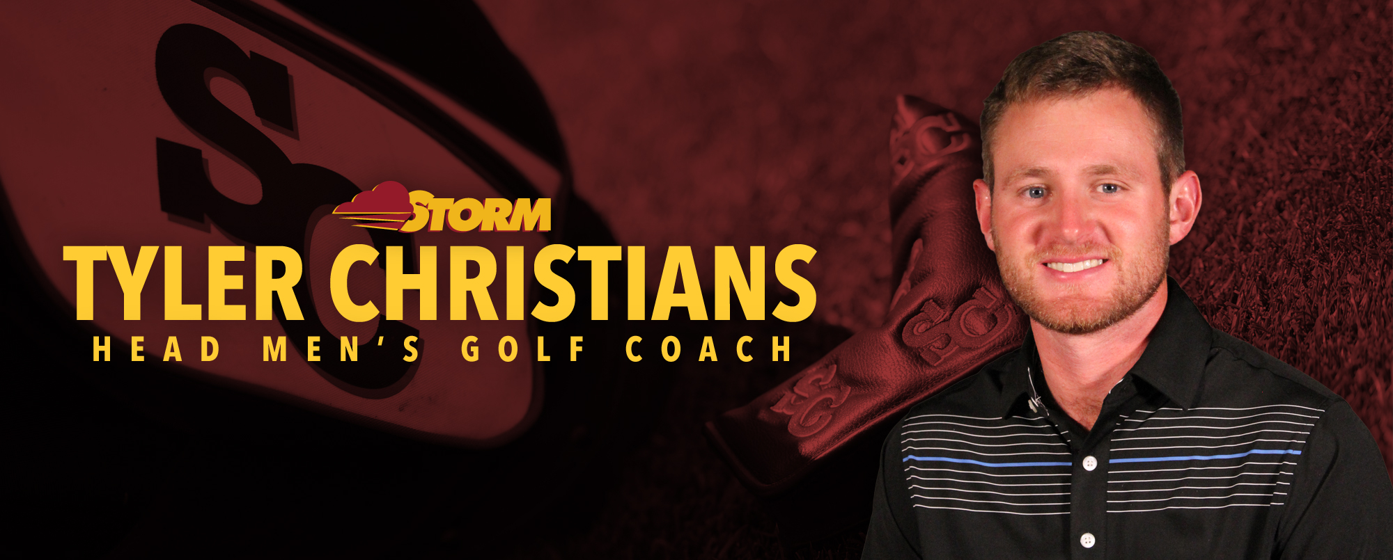 Tyler Christians has been hired as head men's golf coach.