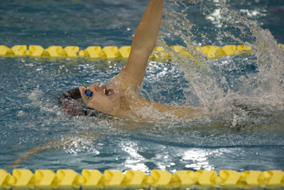 Storm men's swimmers narrowly defeated by Iowa Lakes