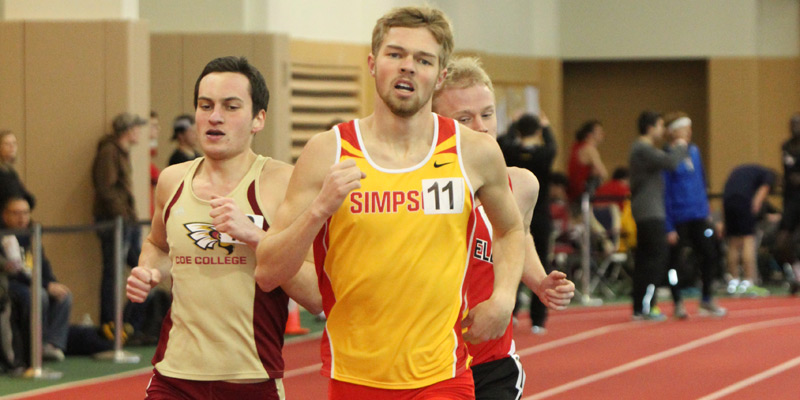 Galbraith, men's 4x2 win titles on first day of IIAC Championships