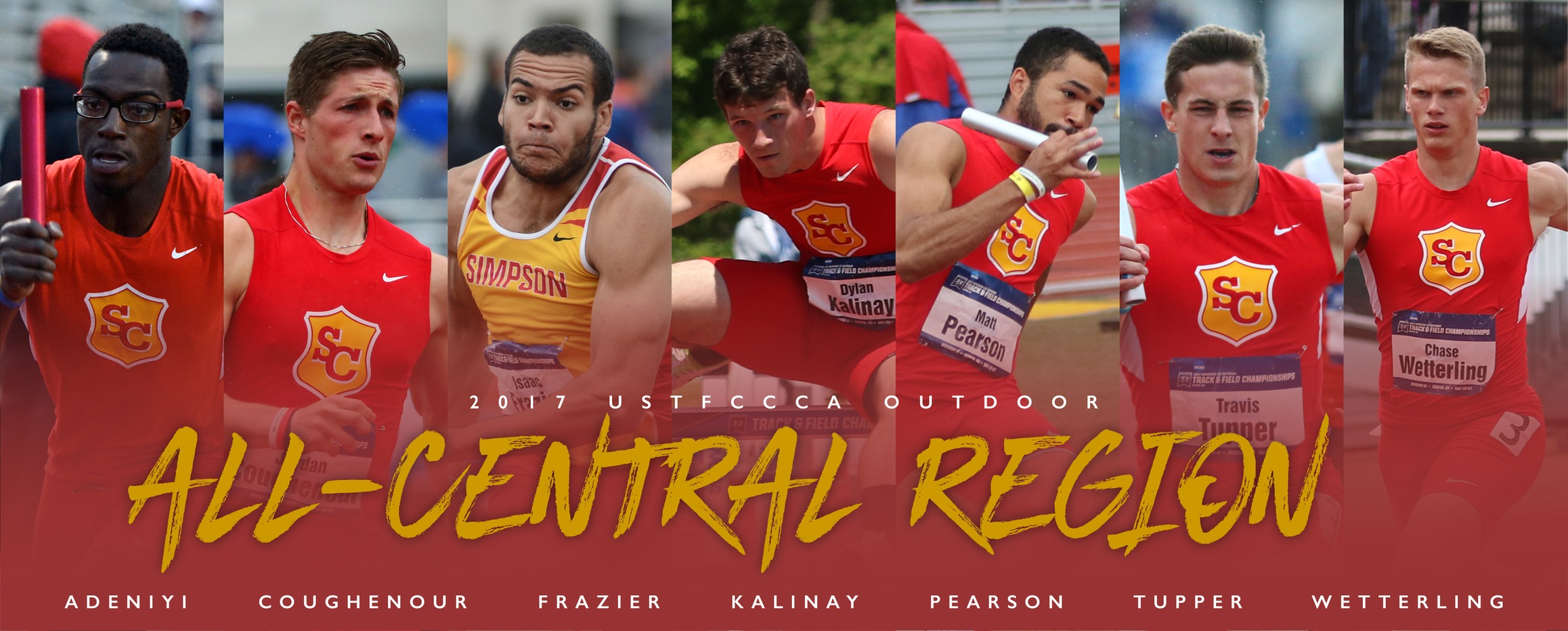 Seven track and field athletes named all-region