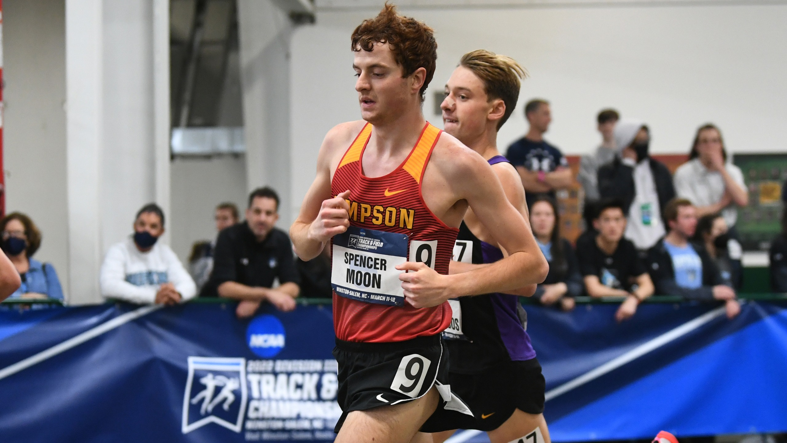 Junior Spencer Moon at NCAA DIII Indoor Championships (Photo by D3photography.com)