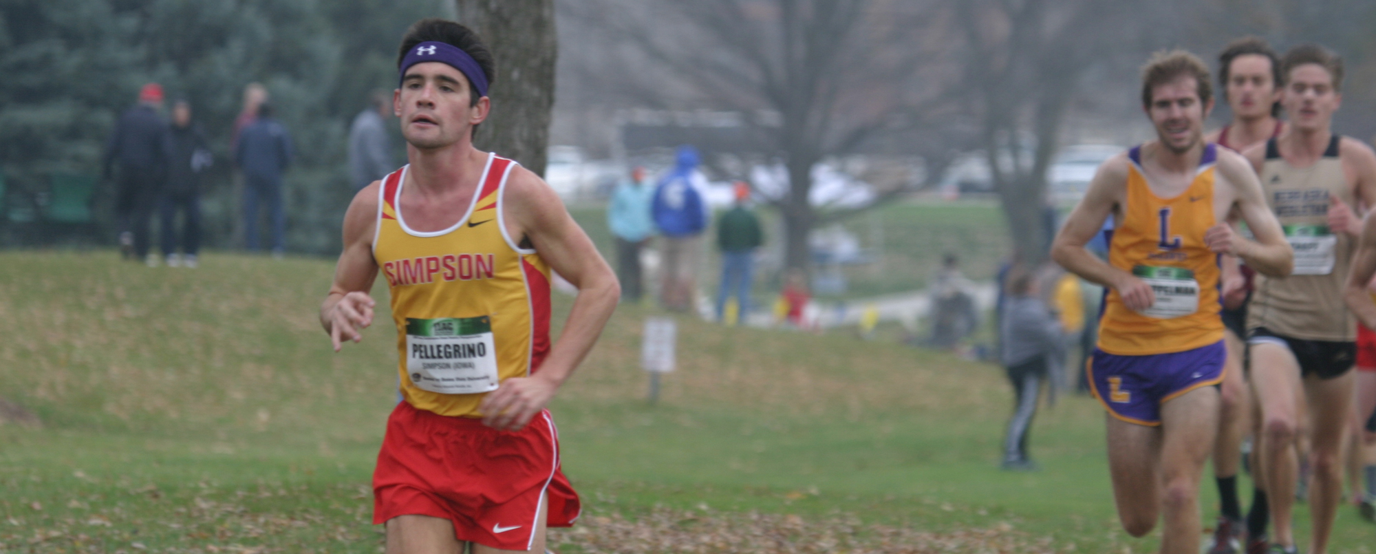 Pellegrino leads men’s cross country to sixth at IIAC Championship