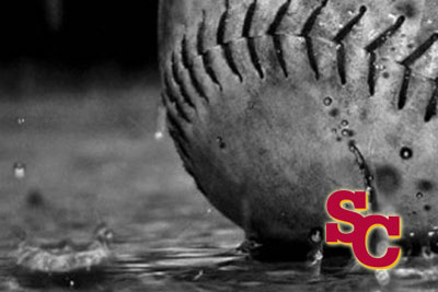 Softball games rained out