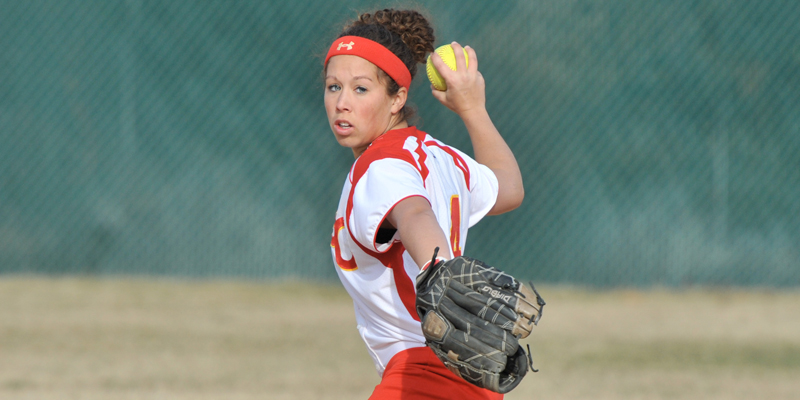 Softball splits with UW-Eau Claire, Harmon sets assist record
