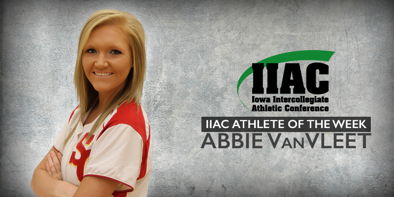 VanVleet named IIAC Athlete of the Week