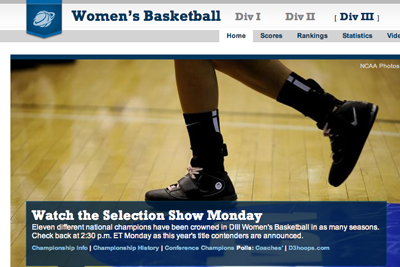 Watch the Women's Basketball Selection Show at 1:30 p.m.