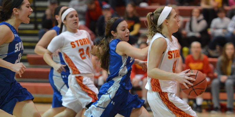 Storm women cruise past Dubuque, remain perfect at home