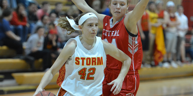 Haupt scores 17 as Storm women pull away from Central