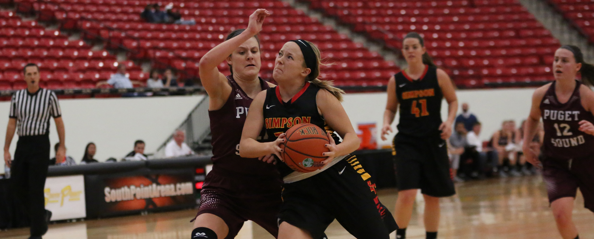 Megan Lankford scored 10 points in the Storm's 77-69 overtime loss to No. 23 Puget Sound on Thursday, Dec. 29.