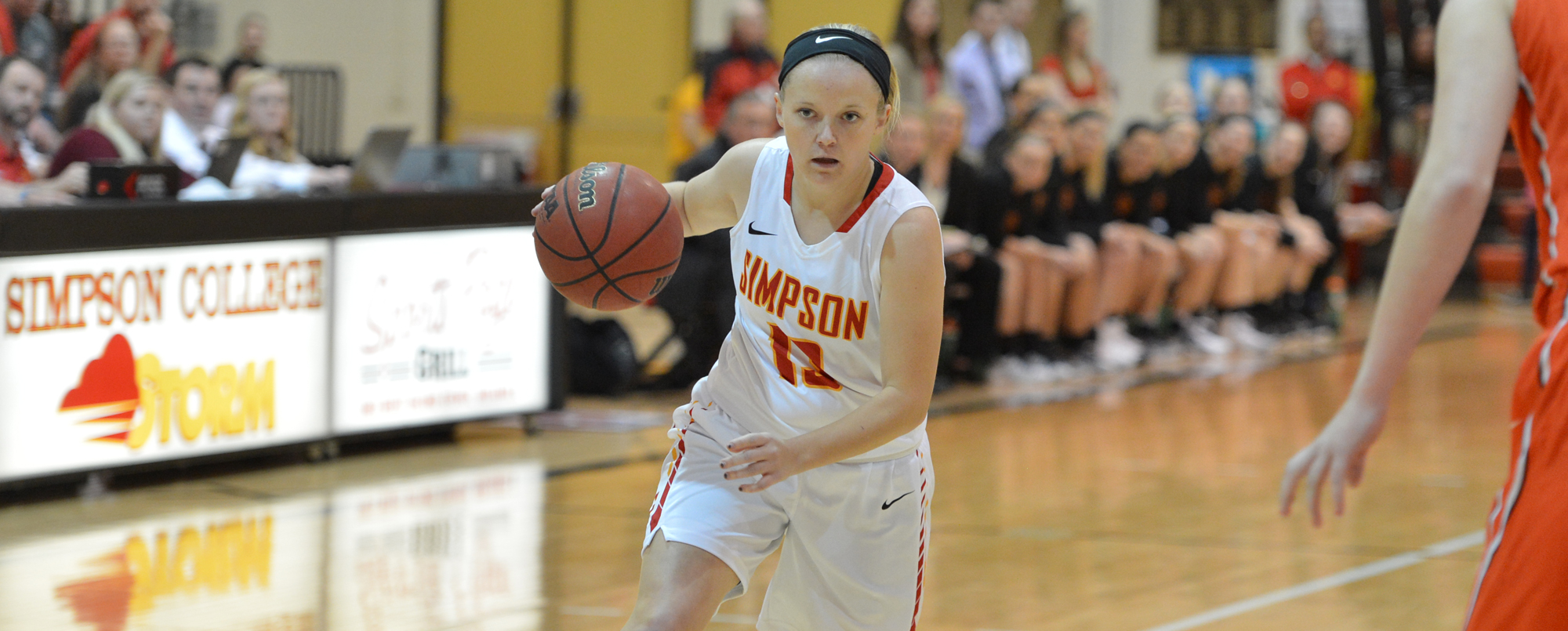 Megan Lankford went 6-for-6 from the free throw line in the final seconds of Simpson's win over Neb. Wesleyan.