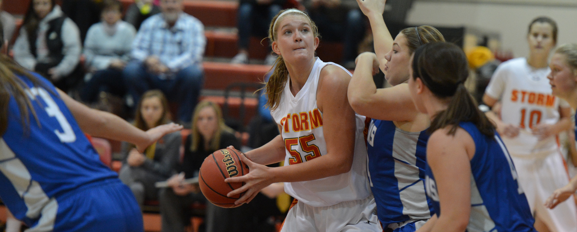Morrow posts double-double in loss to Whitewater