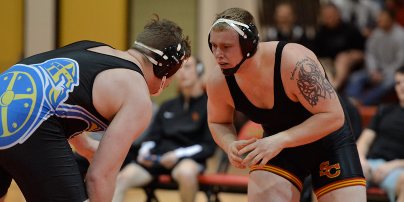 Storm wrestlers drop three at conference duals