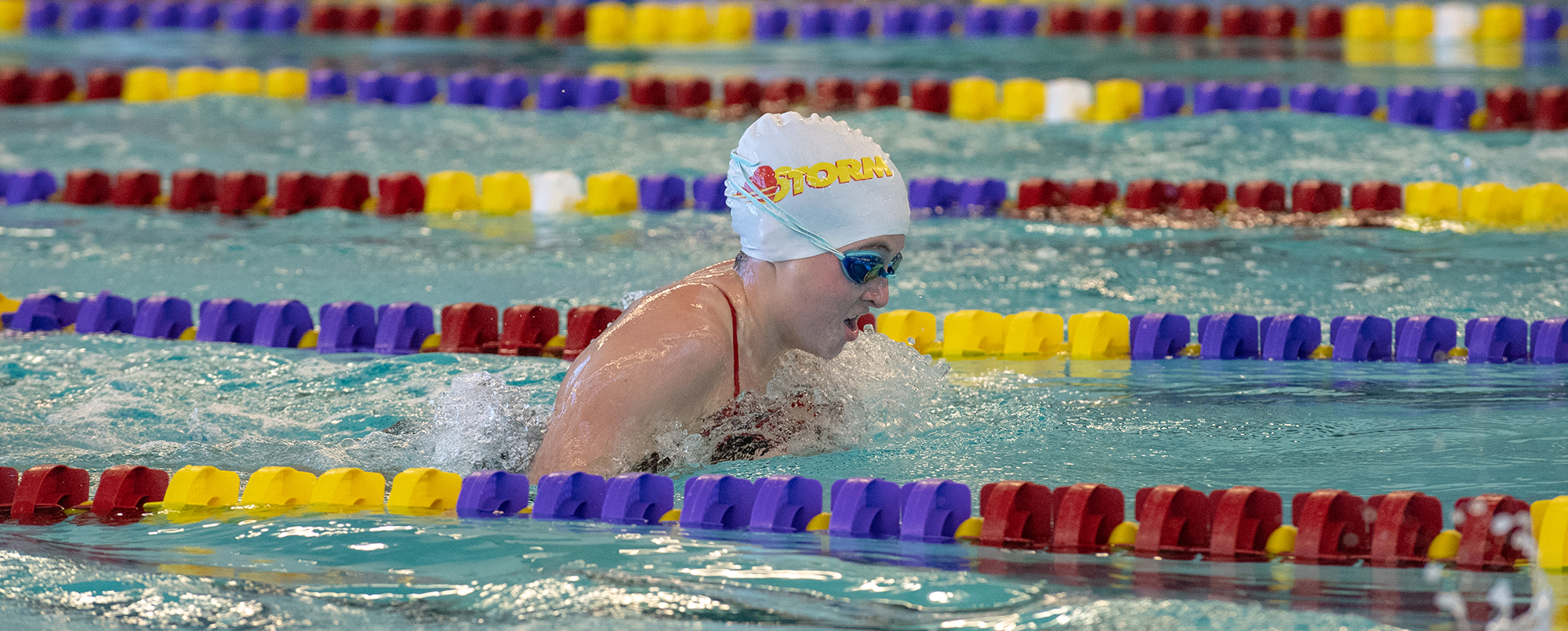 Storm women win four events in loss to Coe