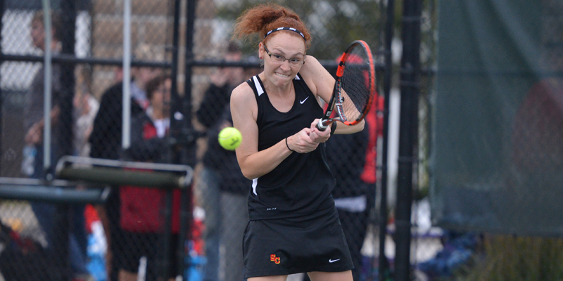Women’s tennis drops conference matches to Dubuque foes