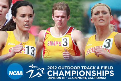 Simpson sends three to outdoor nationals