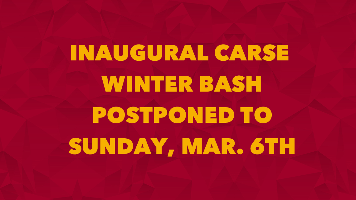 Inaugural Carse Winter Bash postponed to March