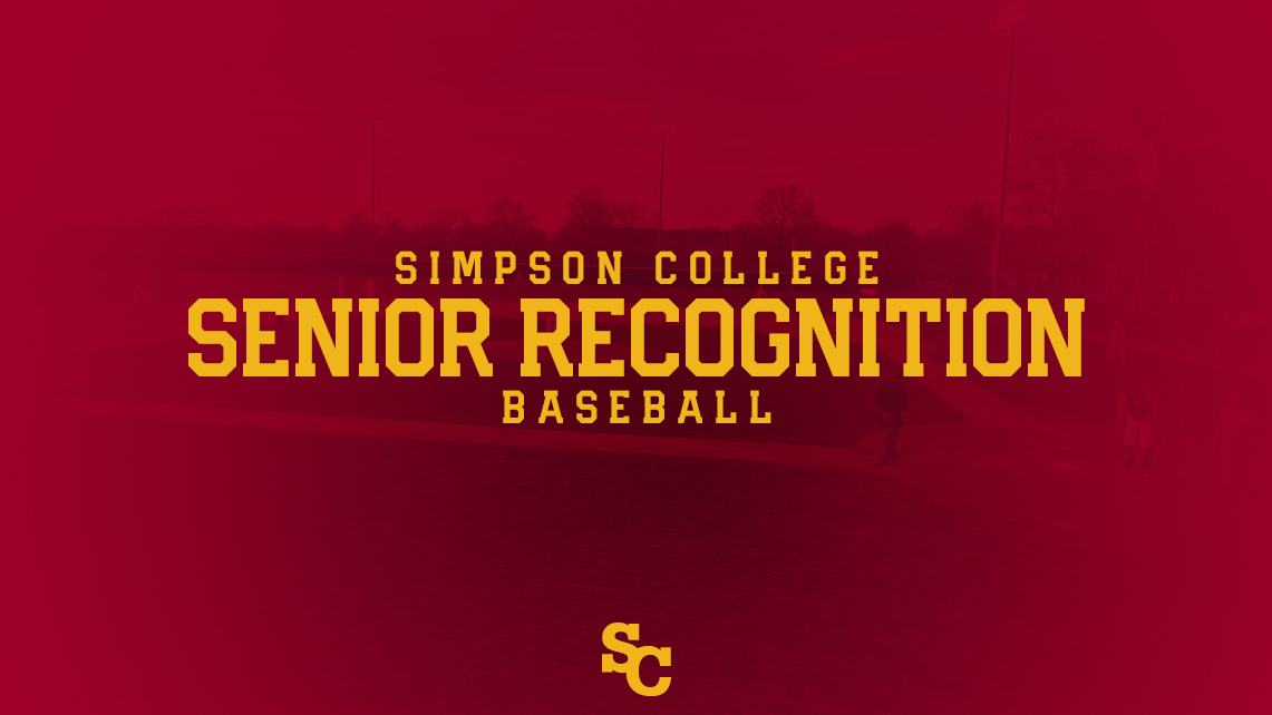 Simpson baseball honors senior duo