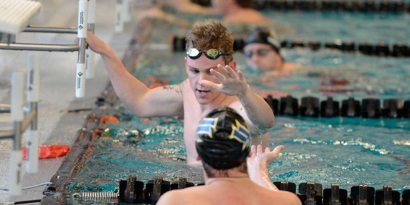 Storm swimmers set two school records on second day of Liberal Arts Championships