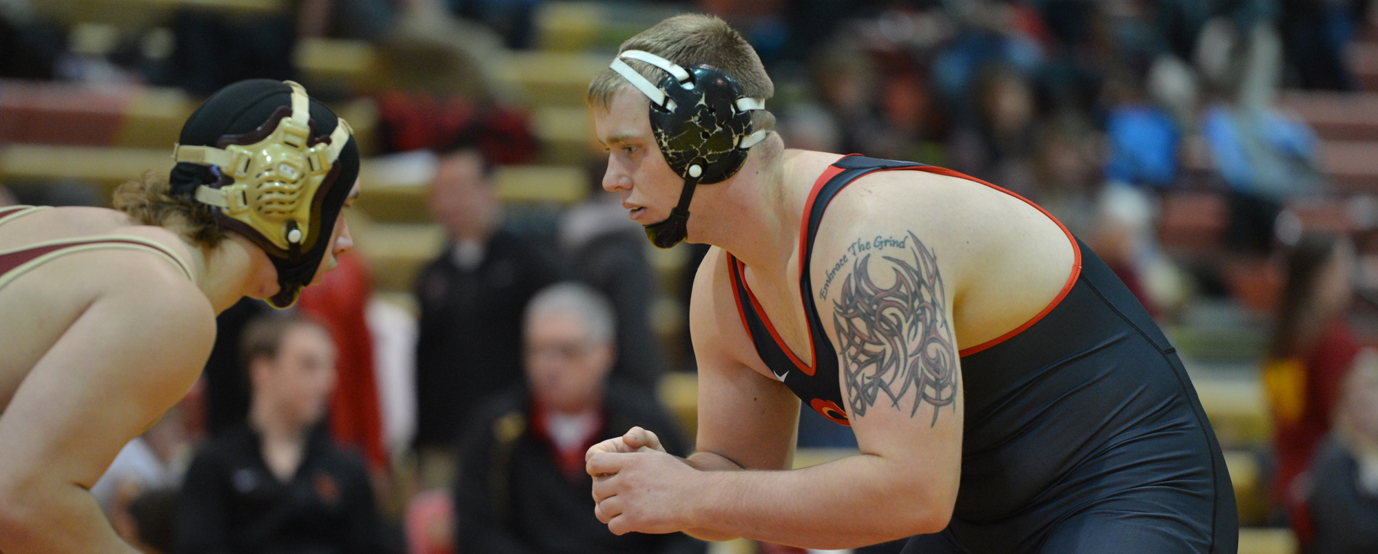 Colby Vlieger won the 285-pound bracket to lead the Storm at the Central Under Armour Invitational.