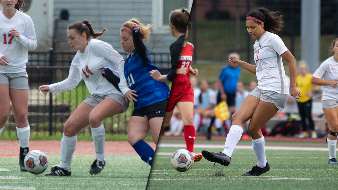 Juniors Abby Cozzoni (L) and Cassie Nash (R)