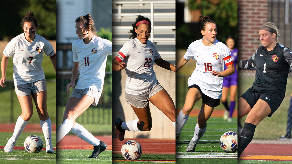 L to R: Julia Wagoner, Elle Street, Cassie Nash, Hailey Kowzan, Meredith Downs