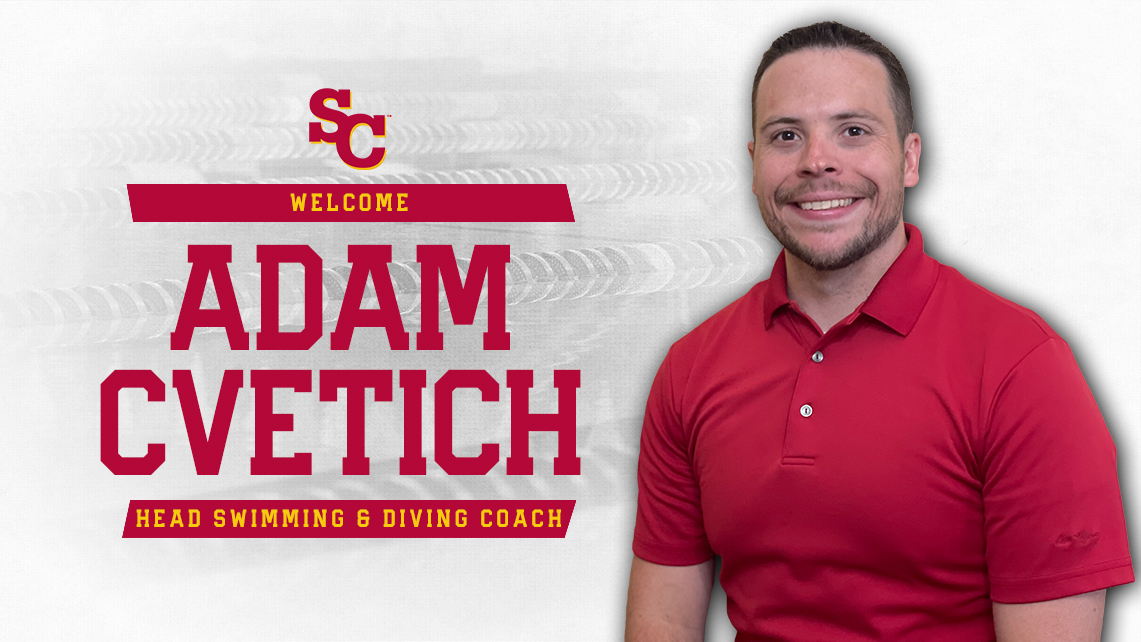 Adam Cvetich has been named the Simpson College head men's and women's swimming and diving coach.