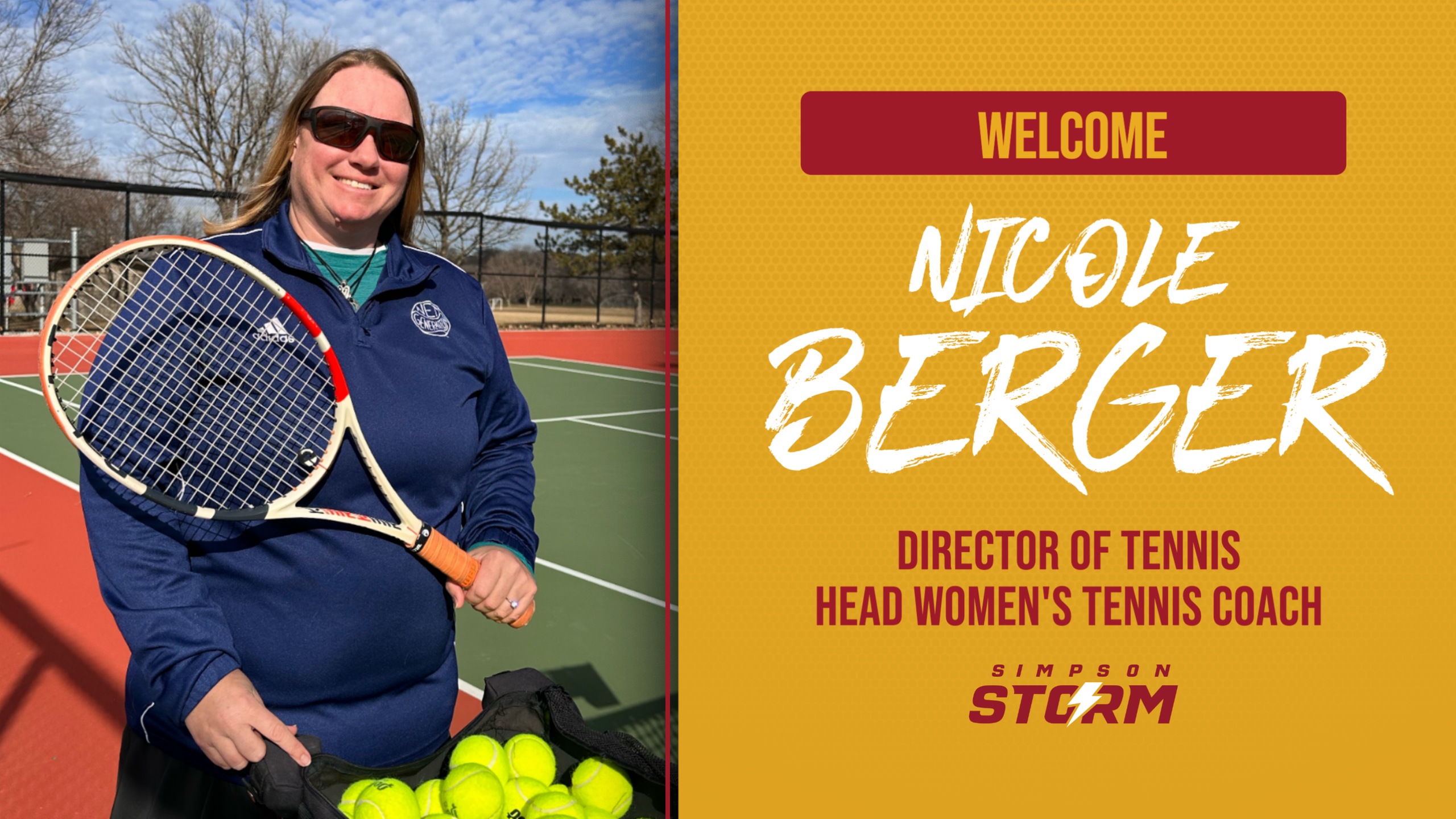 Berger named director of tennis, head women’s tennis coach